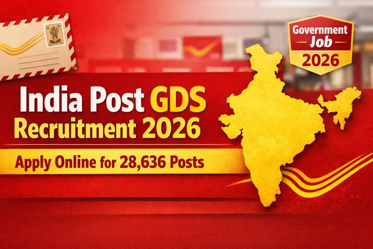 India Post GDS Recruitment 2026 - Apply Online Form for 28636 Posts