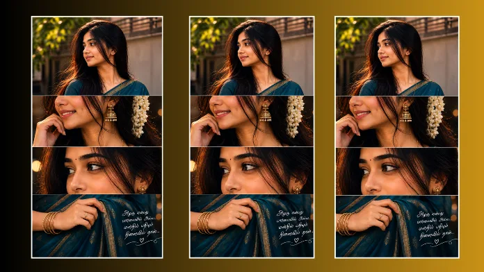 Golden Glow Jhumka Earrings AI Prompt Ideas for Stunning Portrait Edits
