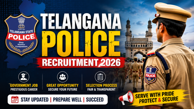 Telangana Police Recruitment 2026