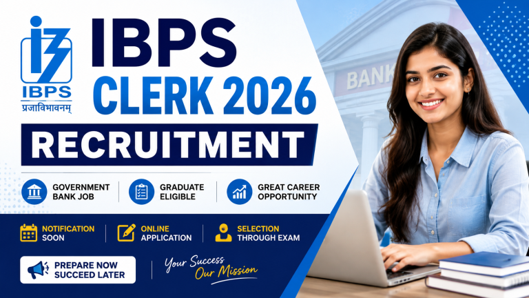 IBPS Clerk 2026 Recruitment