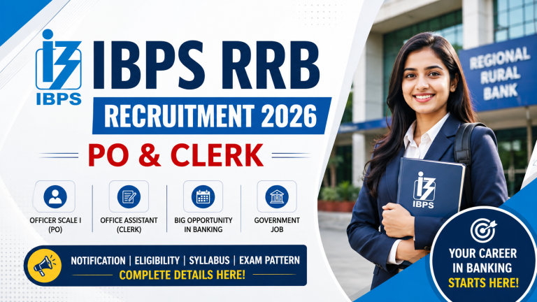 IBPS RRB Recruitment 2026 – PO & Clerk